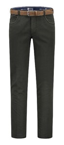 Com4 Swing Front Cotton Broek Donker Groen