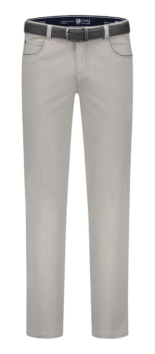 Com4 Swing Front Cotton Broek Steengrijs