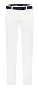 Com4 Swing Front Cotton Broek Wit