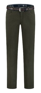 Com4 Swing Front Cotton Pants Forest