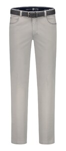 Com4 Swing Front Cotton Pants Stone Gray