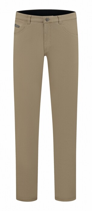 Com4 Swing Front Cotton Trousers Broek Beige