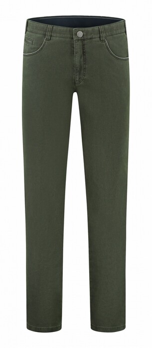 Com4 Swing Front Cotton Trousers Broek Groen