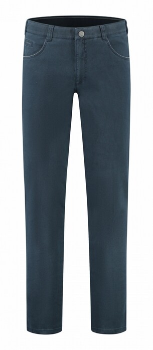 Com4 Swing Front Cotton Trousers Broek Navy