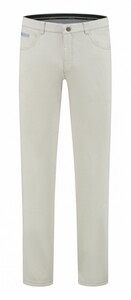 Com4 Swing Front Cotton Trousers Fine Structure Pattern Broek Kitt