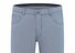 Com4 Swing Front Cotton Trousers Fine Structure Pattern Broek Licht Blauw