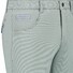Com4 Swing Front Cotton Trousers Fine Structure Pattern Broek Licht Groen