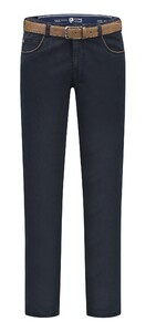Com4 Swing Front Uni Cotton Perma Pants Perma Navy