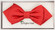 Daspartout Diamond Point Bowtie Strikje Fel Rood