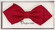 Daspartout Diamond Point Bowtie Strikje Rood