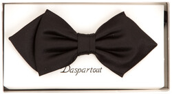 Daspartout Diamond Point Bowtie Strikje Zwart