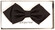Daspartout Diamond Point Bowtie Strikje Zwart