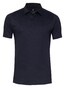 Desoto Abstract Mini Allover Cubes Pattern Poloshirt Dark Evening Blue