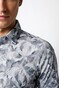 Desoto Allover Fantasy Leaves Overhemd Smoky Grey