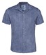 Desoto Allover Minimal Pattern Denim Look Overhemd Authentic Blue
