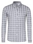 Desoto Casual Button-Down Multi Check Overhemd Grijs