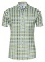 Desoto Casual Button-Down Multi Check Overhemd Lime Green-Blue