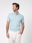 Desoto Casual Kent Oxford Cotton Polo Aqua