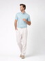 Desoto Casual Kent Oxford Cotton Polo Aqua
