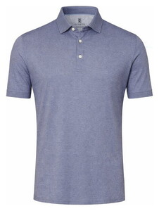 Desoto Casual Kent Oxford Cotton Polo Blauw