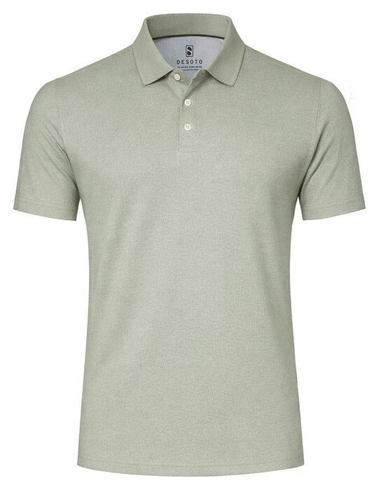 Desoto Casual Kent Oxford Cotton Polo Groen