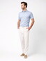 Desoto Casual Kent Oxford Cotton Polo Licht Blauw