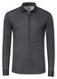 Desoto Casual Kent Solid Color Twill Overhemd Antraciet