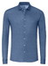 Desoto Casual Kent Solid Color Twill Overhemd Blauw