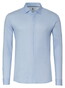 Desoto Casual Kent Solid Color Twill Overhemd Licht Blauw
