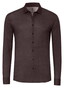 Desoto Casual Kent Solid Color Twill Shirt Brown