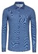 Desoto Casual Kent Twill Pattern Mélange Overhemd Blauw