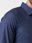 Desoto Casual Kent Twill Pattern Mélange Overhemd Navy