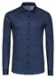 Desoto Casual Kent Twill Pattern Mélange Shirt Navy