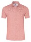 Desoto Casual Kent Uni Color Oxford Short Sleeve Overhemd Abrikoos