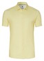 Desoto Casual Kent Uni Color Oxford Short Sleeve Overhemd Geel