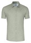 Desoto Casual Kent Uni Color Oxford Short Sleeve Overhemd Groen