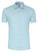 Desoto Casual Kent Uni Color Oxford Short Sleeve Shirt Aqua
