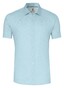 Desoto Casual Kent Uni Color Oxford Short Sleeve Shirt Aqua