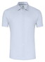 Desoto Casual Kent Uni Color Oxford Short Sleeve Shirt Light Blue