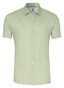 Desoto Casual Kent Uni Color Oxford Short Sleeve Shirt Lime Green