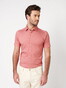 Desoto Casual Kent Uni Color Oxford Short Sleeve Shirt Red
