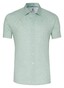 Desoto Casual Kent Uni Color Oxford Short Sleeve Shirt Turquoise