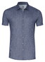 Desoto Casual Kent Vertical Stripes Overhemd Navy