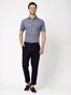 Desoto Casual Kent Vertical Stripes Overhemd Navy