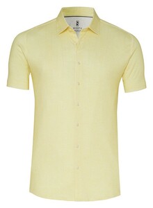 Desoto Casual Kent Vertical Stripes Shirt Yellow