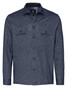 Desoto Casual Shacket Twill Overshirt Navy