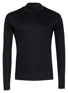Desoto Casual Turtleneck Long Sleeve T-Shirt Black
