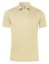 Desoto Casual Uni Color Cotton Piqué Polo Geel