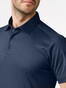 Desoto Casual Uni Color Cotton Piqué Polo Navy