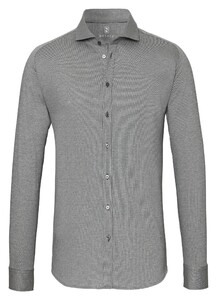 Desoto Cotele New Shark Fine Line Cotton Shirt Grey